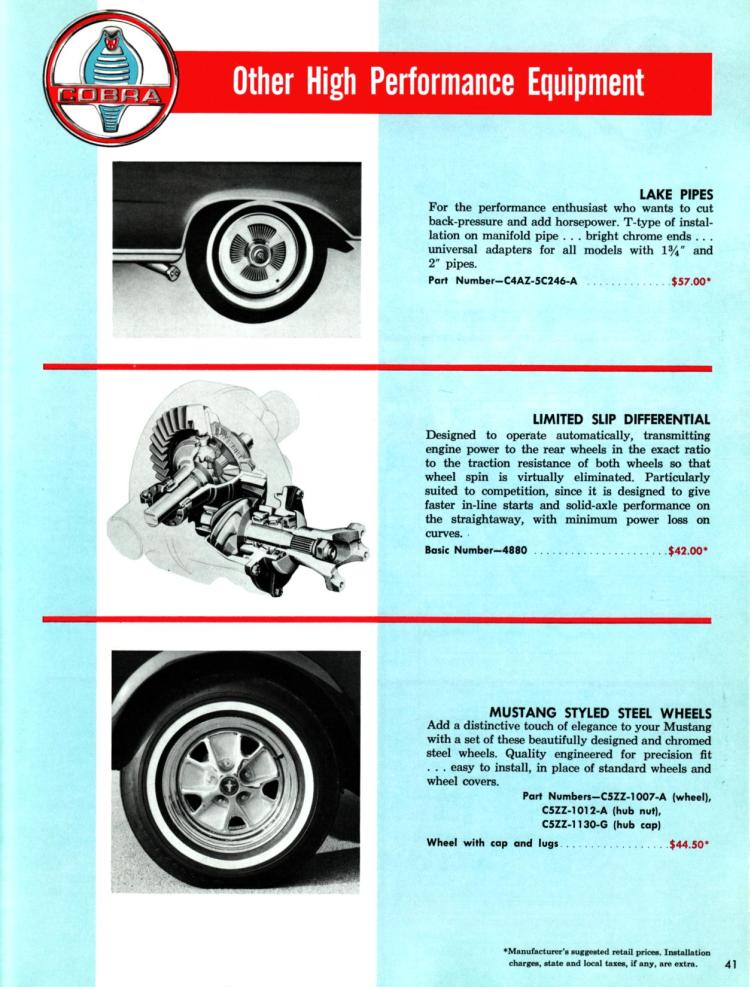 1965 Ford High Performance Catalog